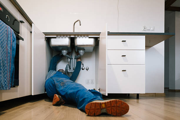 Professional Drain Cleaning technician working in Quogue, NY